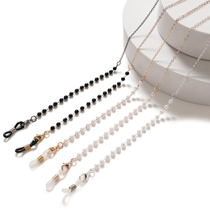 Premium Black Beaded Eyewear Chain Stornfield