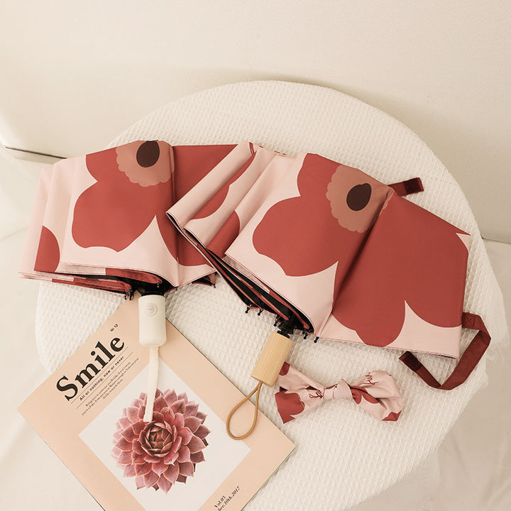 Ladies Rainbow Colored Folding Umbrellas Stornfield