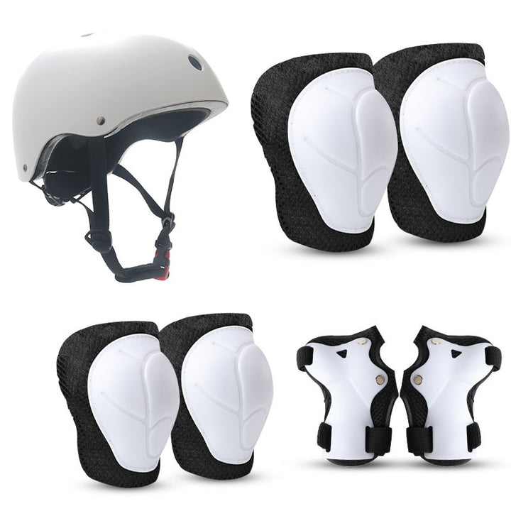 Children's Colorful Safety Helmet and Protective Gear Set Stornfield