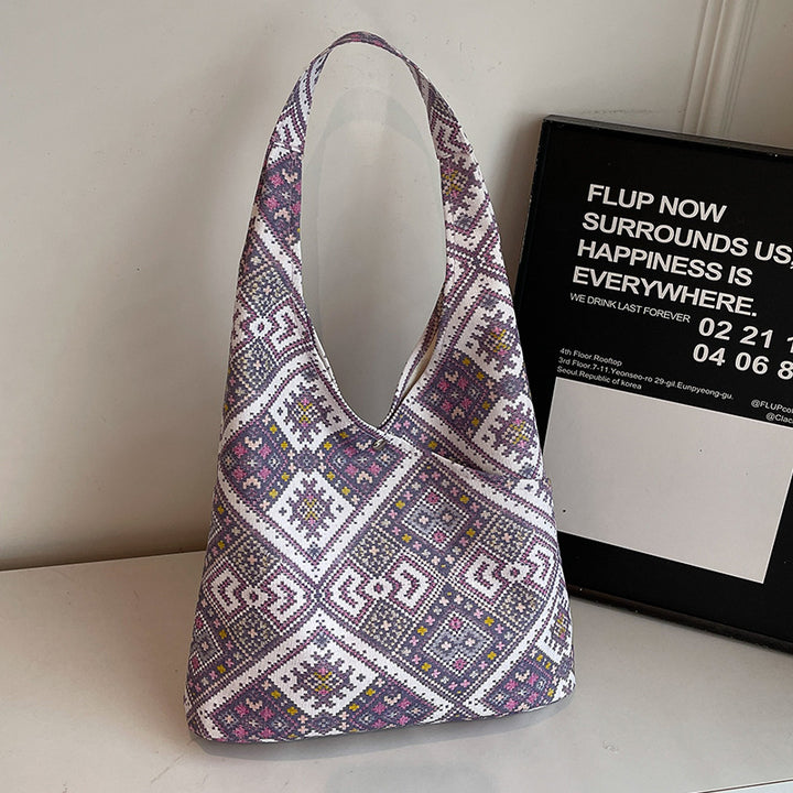 Bohemian Patterned Hobo Bag