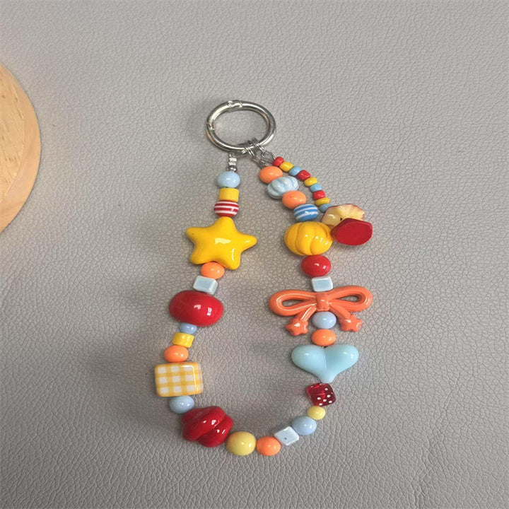 Playful Beaded Charm Keychain Stornfield 1790134757