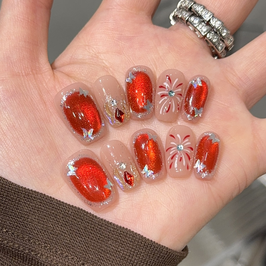 Glittering artificial nails Stornfield