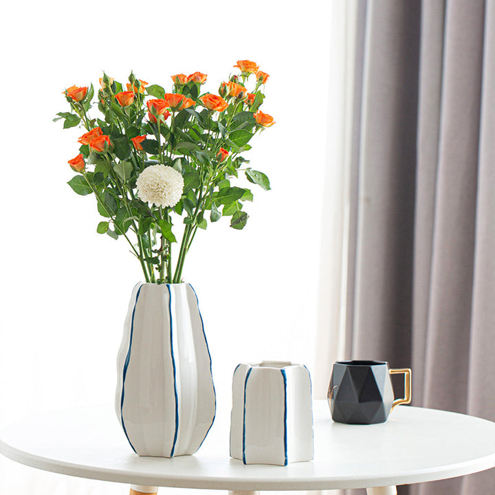 Abstract Textured Ceramic Vase Stornfeild
