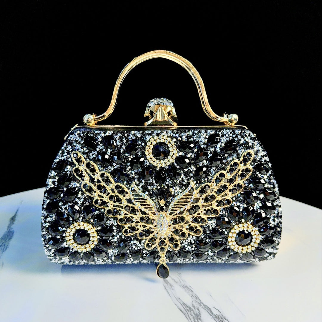 Ornate Bejeweled Evening Clutch