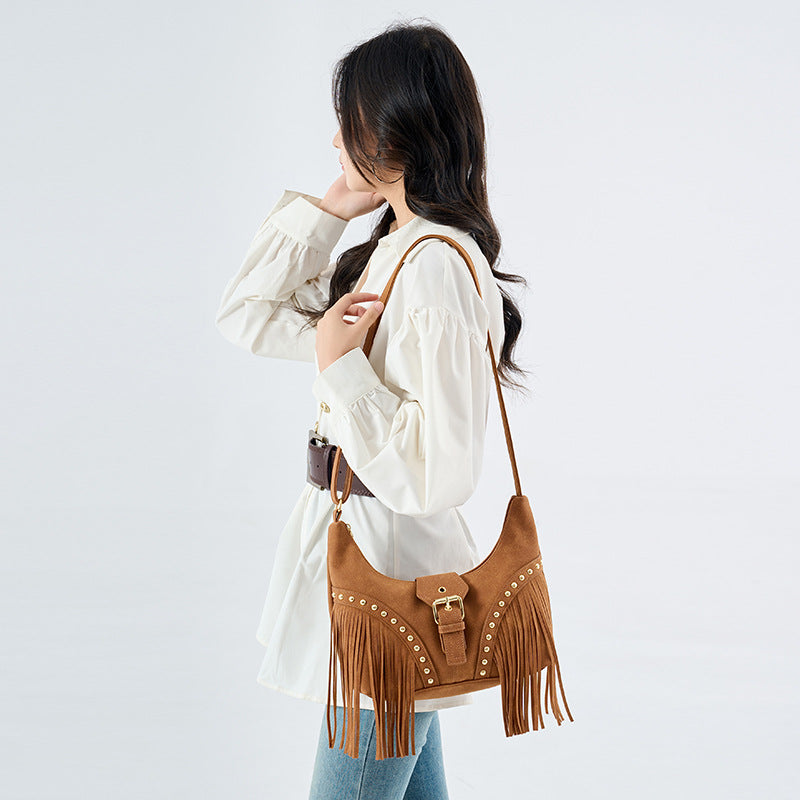 Stylish Fringe Shoulder Bag