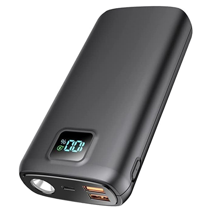Portable power bank with digital LED display and flashlight function Stornfield