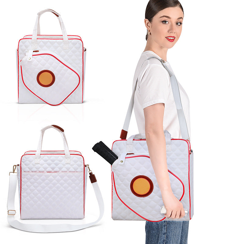 Quilted Tennis Equipment Tote Bag Stornfield