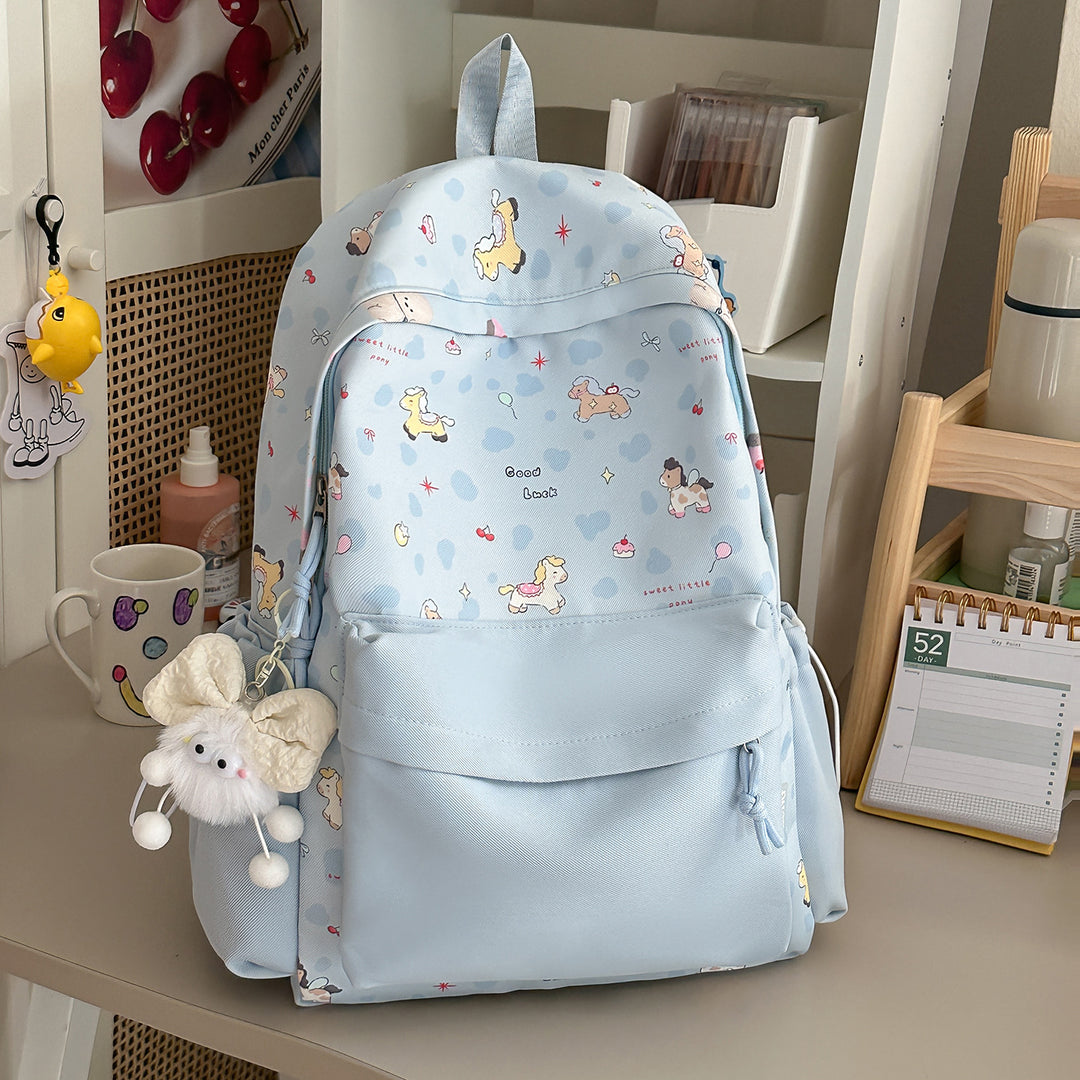 Cute Character Print Backpack Stornfield 1791205506