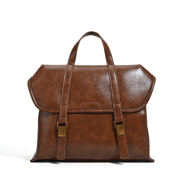 Stylish Vintage-Inspired Briefcase Handbag