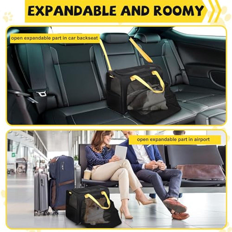 Pet carrier bag with breathable mesh Stornfield