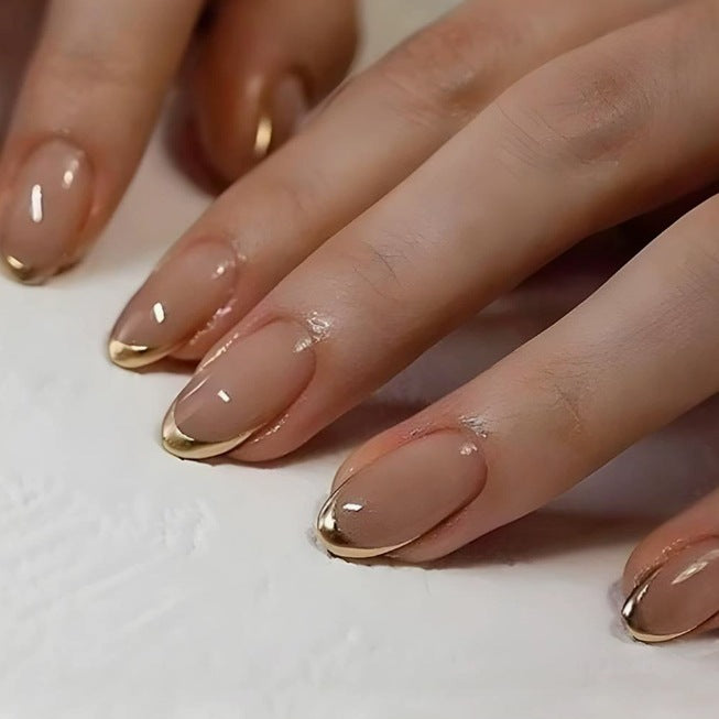 Elegant French Tip Nail Art Set Stornfield