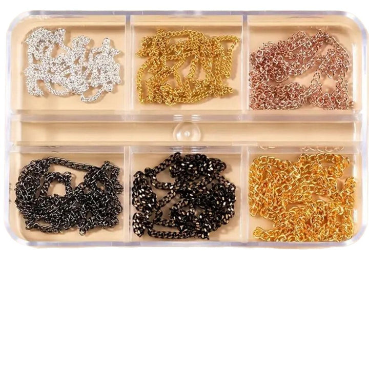 Nail Art Chain Decoration Set