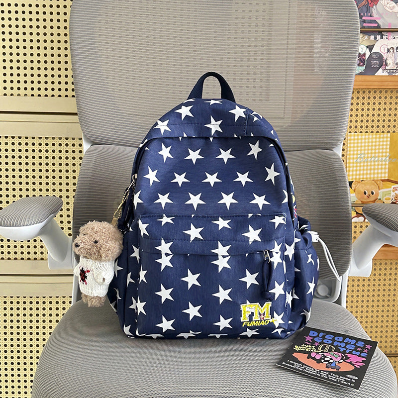 Fun Star-Patterned Casual Backpack Stornfield