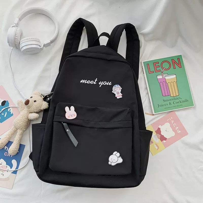 Backpack with Playful Character Design Stornfield