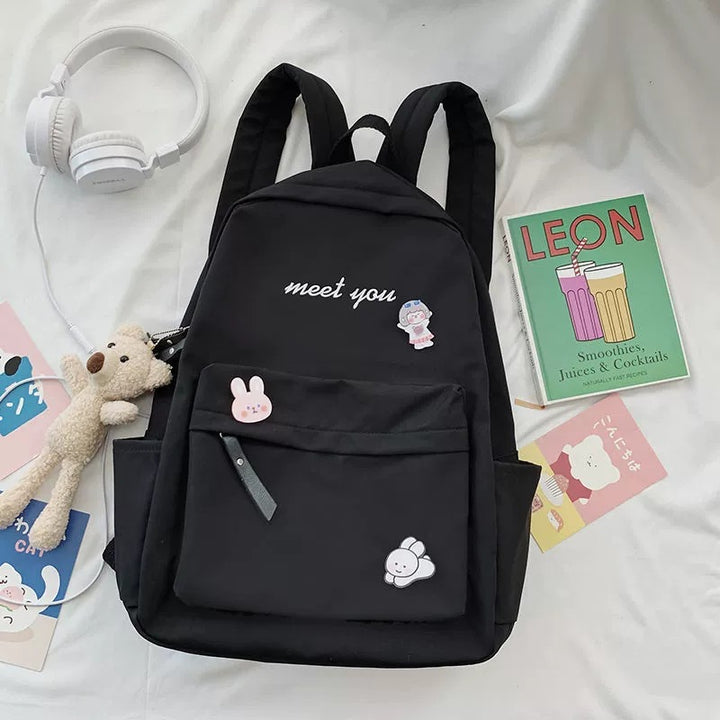 Backpack with Playful Character Design Stornfield