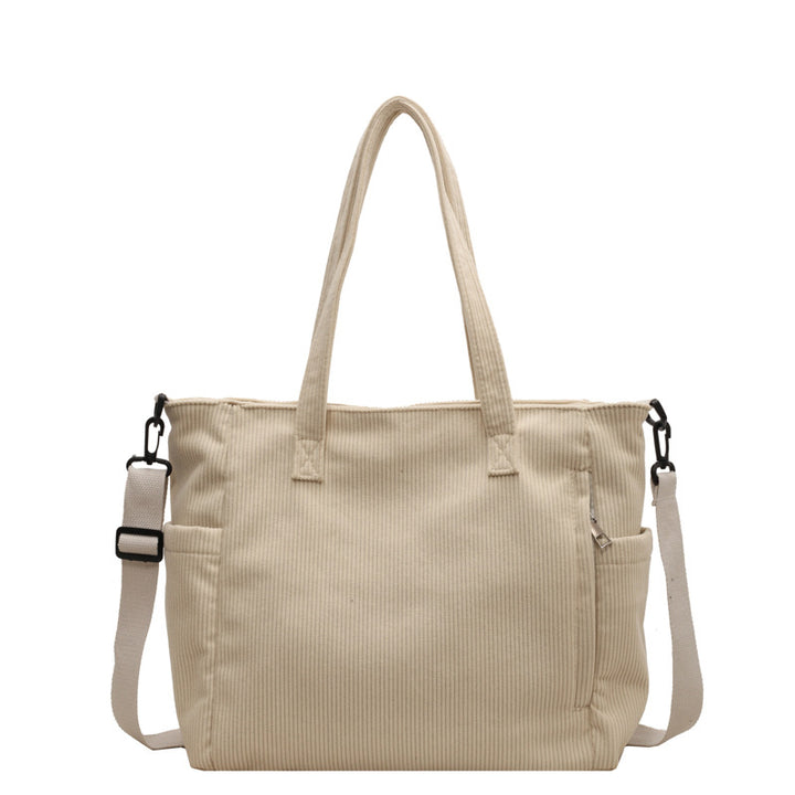 Textured Multi-Pocket Travel Tote Stornfield