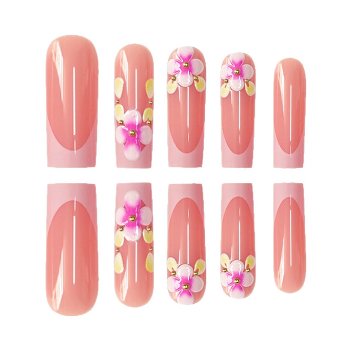 Floral Embellished Nail Art Extensions Stornfield