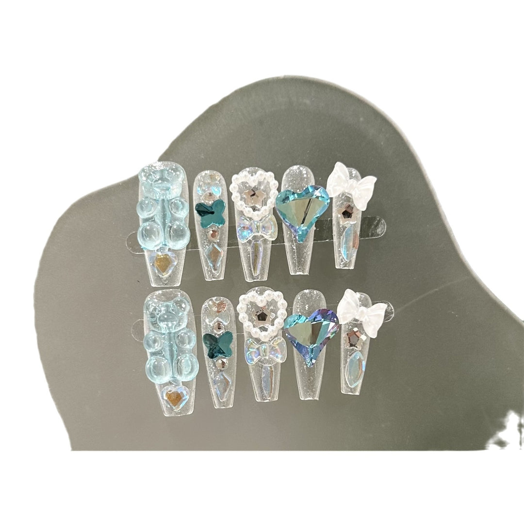 Artistic Press-On Nail Art Collection
