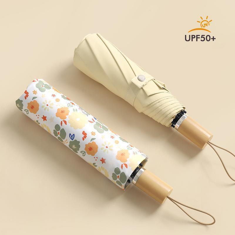 Ladies Artistic Folding Umbrella with Floral Patterns Stornfield