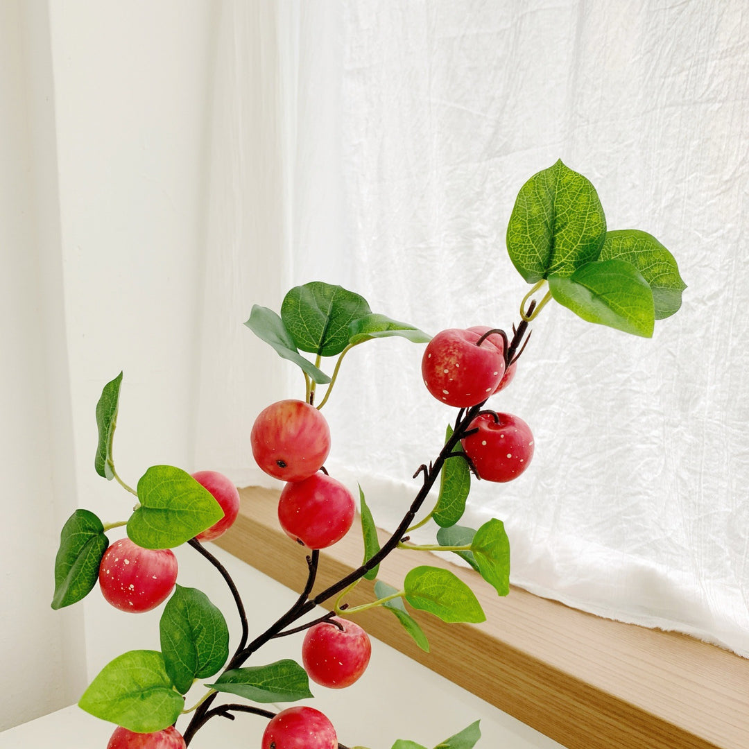 Decorative Faux Fruit Branch Arrangement