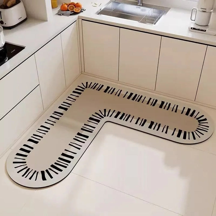 L-Shaped Kitchen Floor Mat