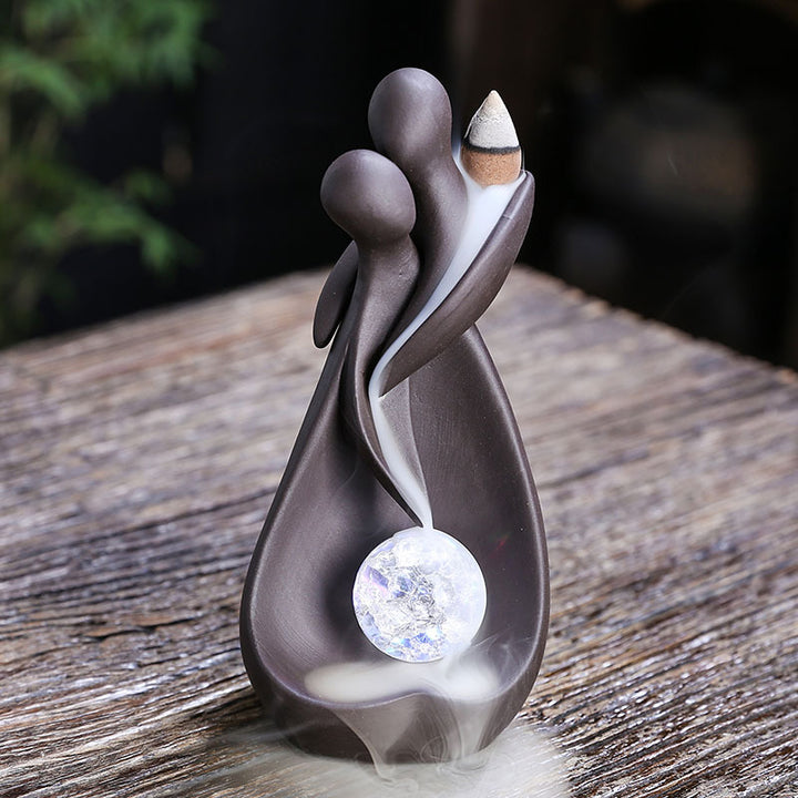Artistic Couple-Themed Incense Holder
