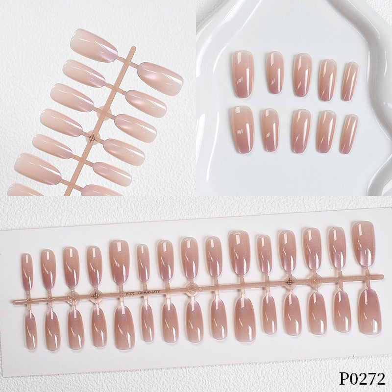 Ombre Glitter Press-On Nails Stornfield