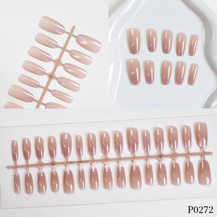 Ombre Glitter Press-On Nails Stornfield
