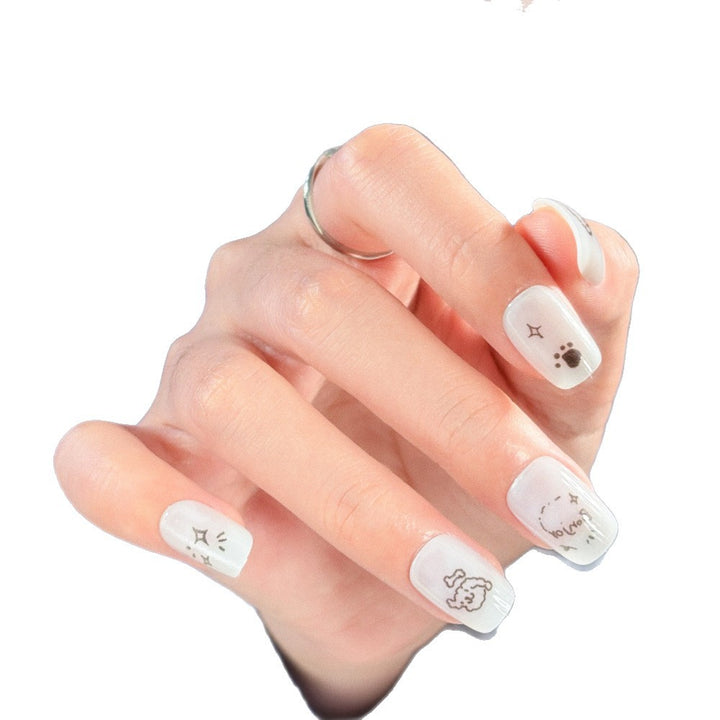 Whimsical Character Press-On Nail Set Stornfield