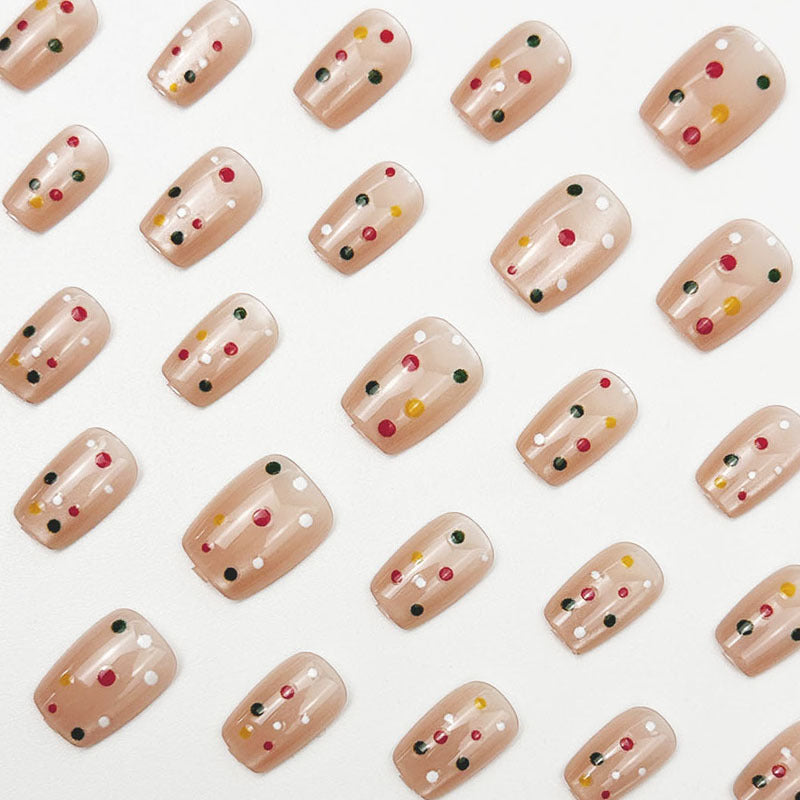 Artistic Confetti Press-On Nail Set Stornfield