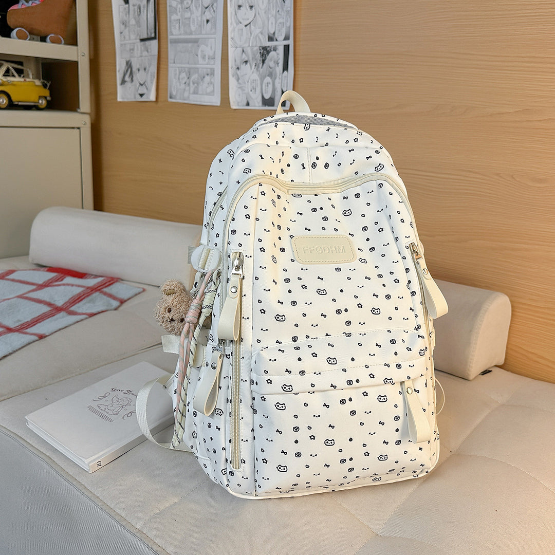 Cute Floral Print Backpack Stornfield