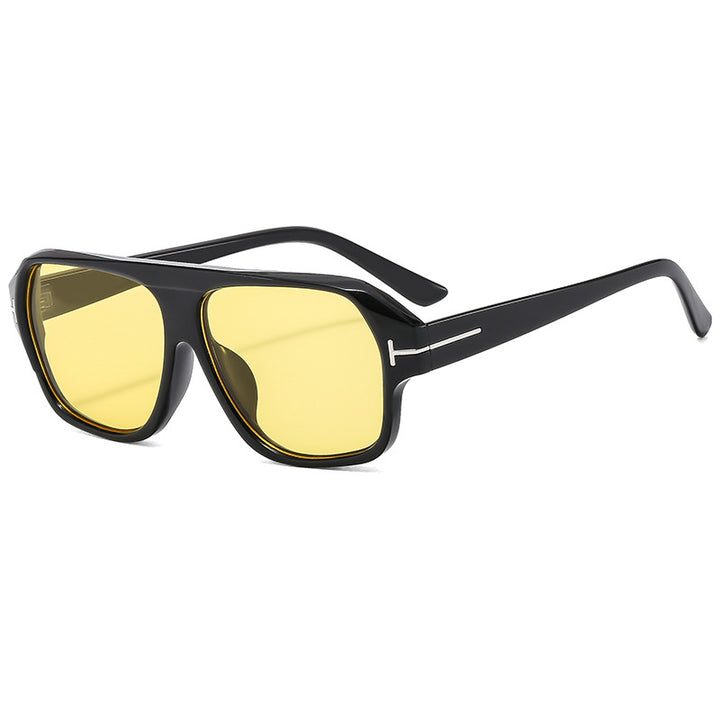 Women's oversized sunglasses with square frame and polarized lenses Stornfield