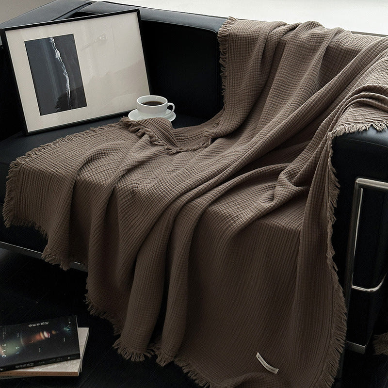 Women's cozy waffle textured blanket Stornfield