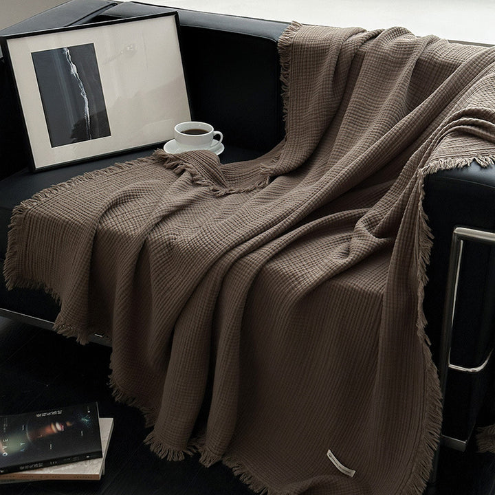 Women's cozy waffle textured blanket Stornfield