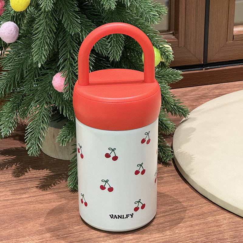 Women's Insulated Drinking Cup with Fruity Cherry Design Stornfield