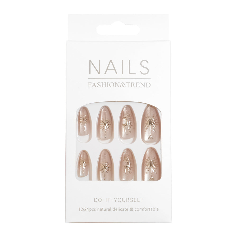 DIY Designer Press-On Nail Set Stornfield