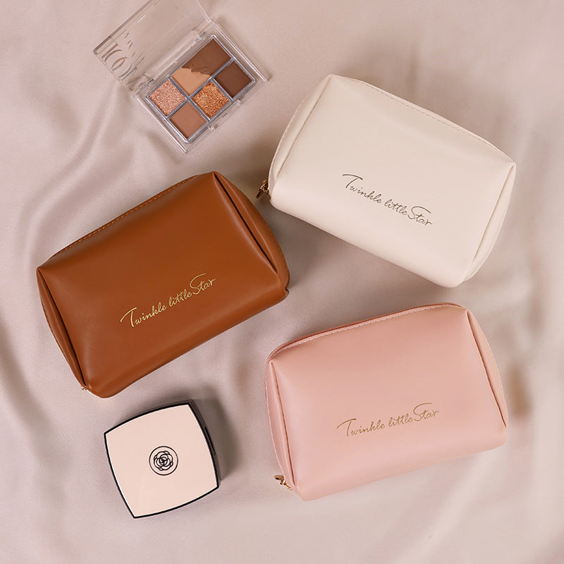 Cosmetic bag with practical double zipper Stornfield