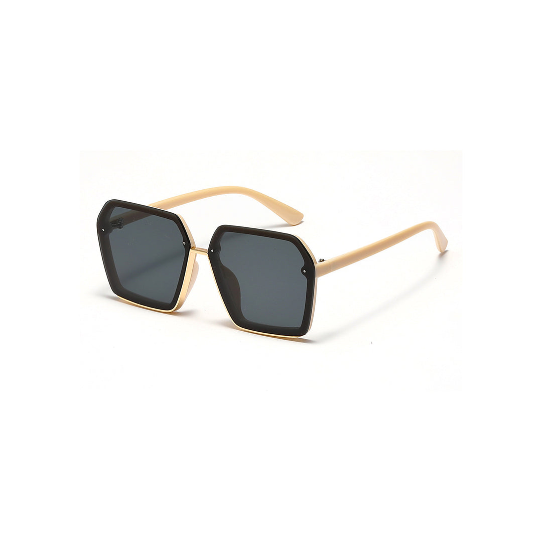 Women's creative oversized sunglasses with unique geometry Stornfield