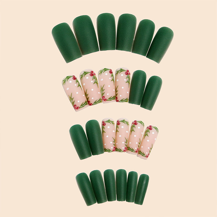 Artful Nail Tips with Botanical Motifs Stornfield