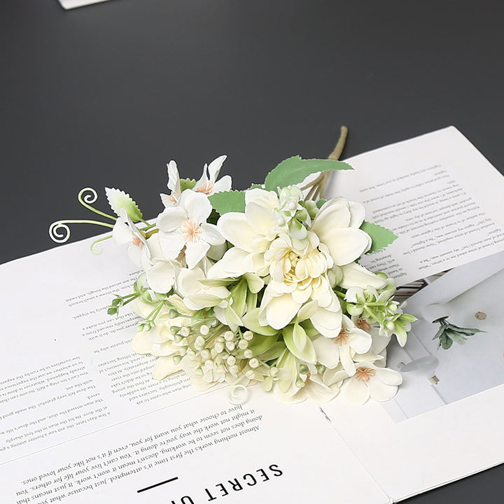 Elegant Synthetic Flower Bouquet for Home Decor