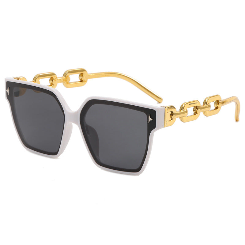 Ladies fashionable square sunglasses with luxurious accents Stornfield