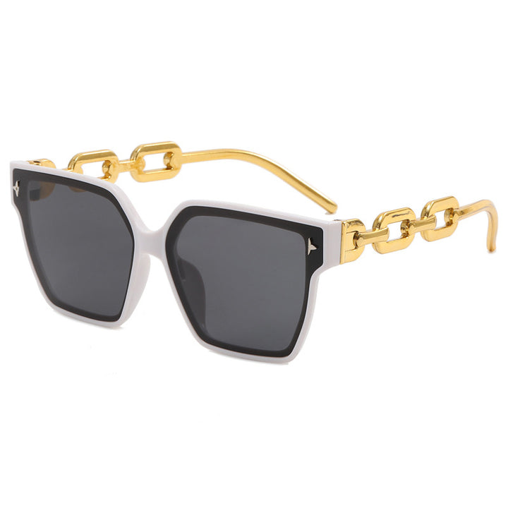 Ladies fashionable square sunglasses with luxurious accents Stornfield