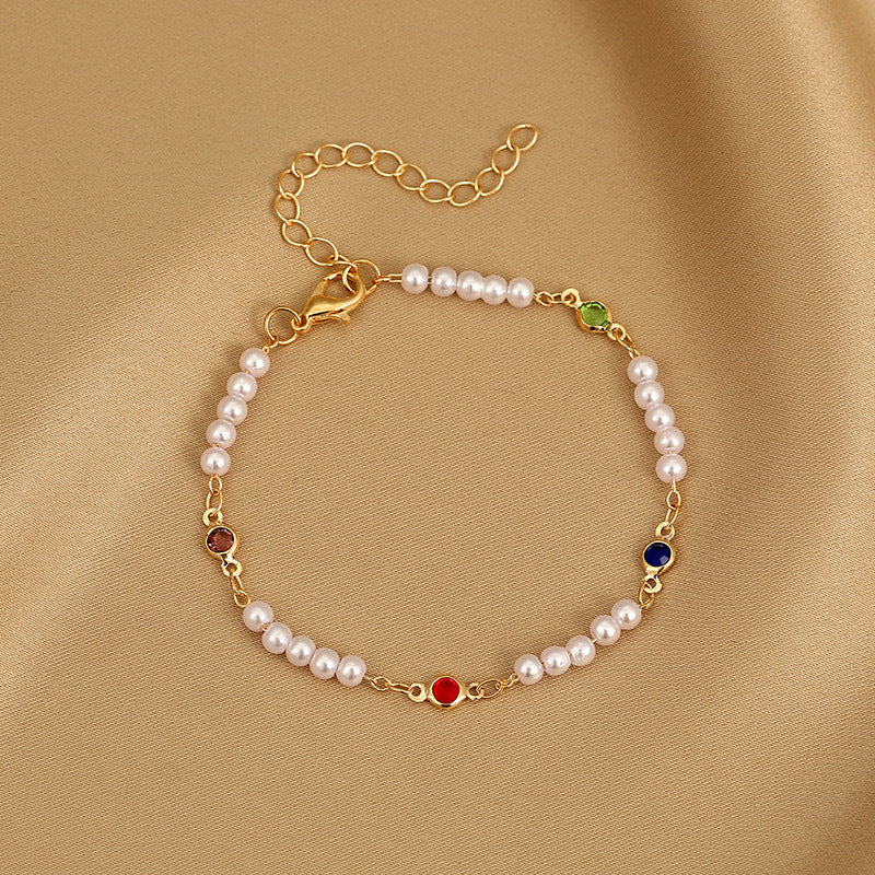 Butterfly and Daisy Charm Anklet Stornfield