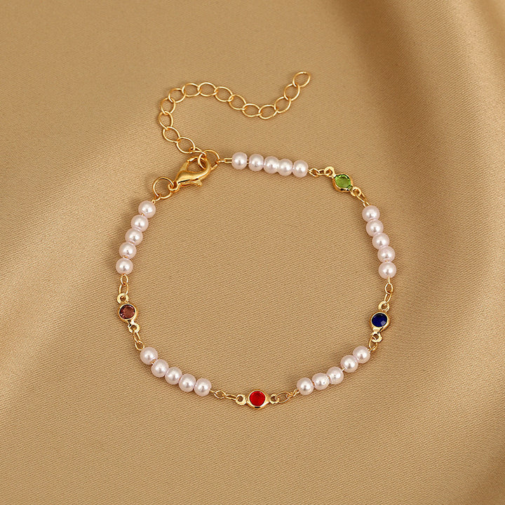 Butterfly and Daisy Charm Anklet Stornfield