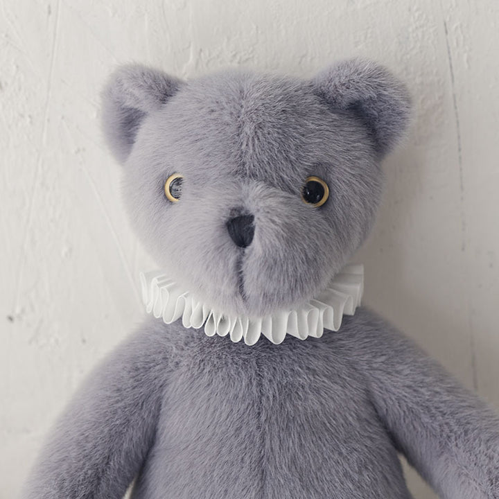 Plush Teddy Bear with Satin Bow and Ultra-Soft Faux Fur