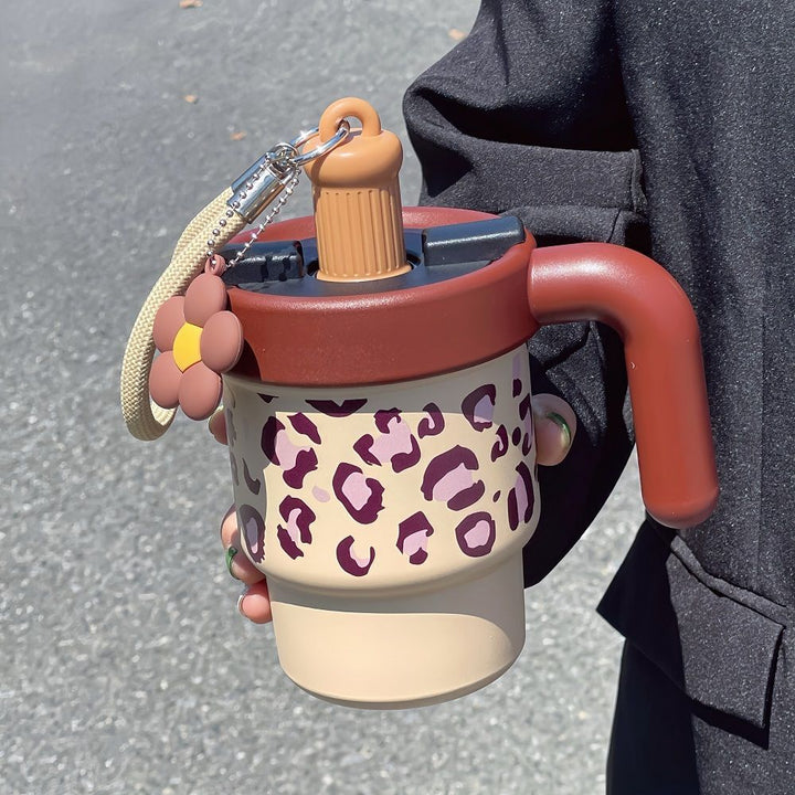 Ladies insulating cup with creative handle and animal design Stornfield