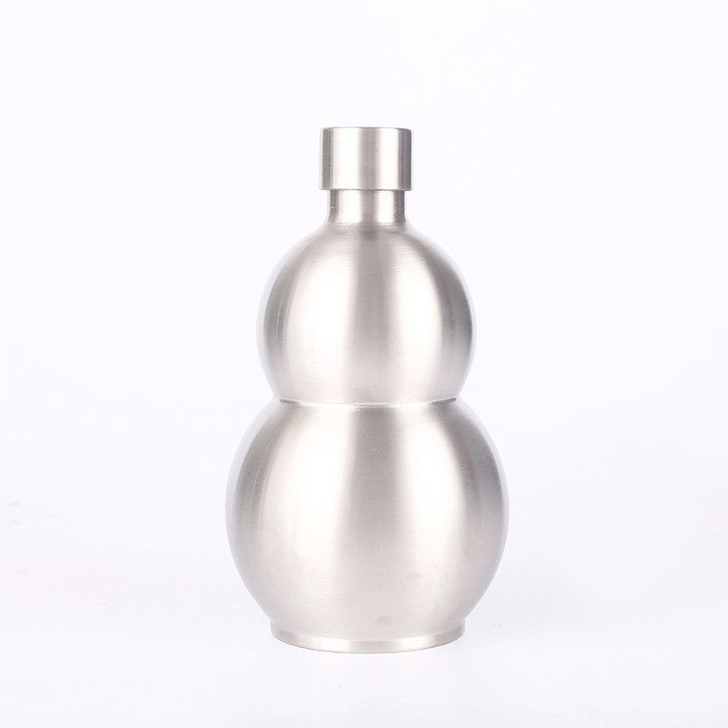 Women's stainless steel water bottle with trendy leather strap Stornfield