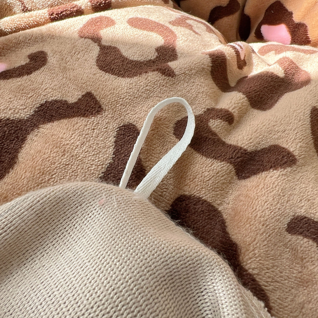 Cute Plush Animal-Themed Duvet Cover Set