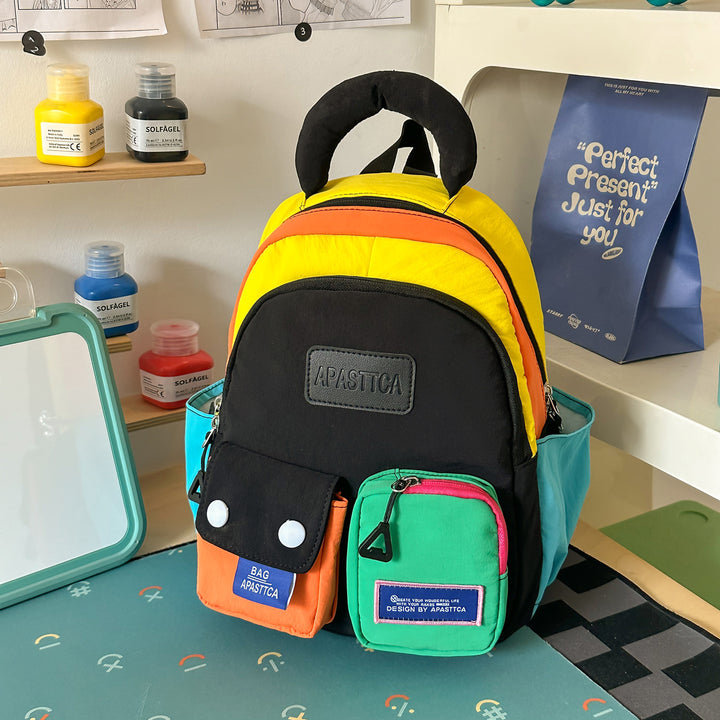 Colorful Multi-Compartment Casual Backpack Stornfield