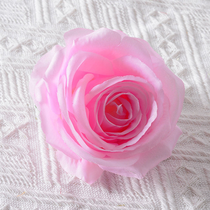 Vibrant Silk Rose Flower Accessory